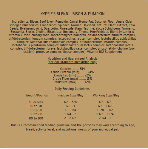 My Pup's Best Kibble 22 LB Bag